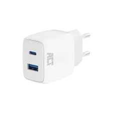Oplader ACT 20w 2-poorts usb a+c wit Oplader ACT 20w 2-poorts usb a+c wit