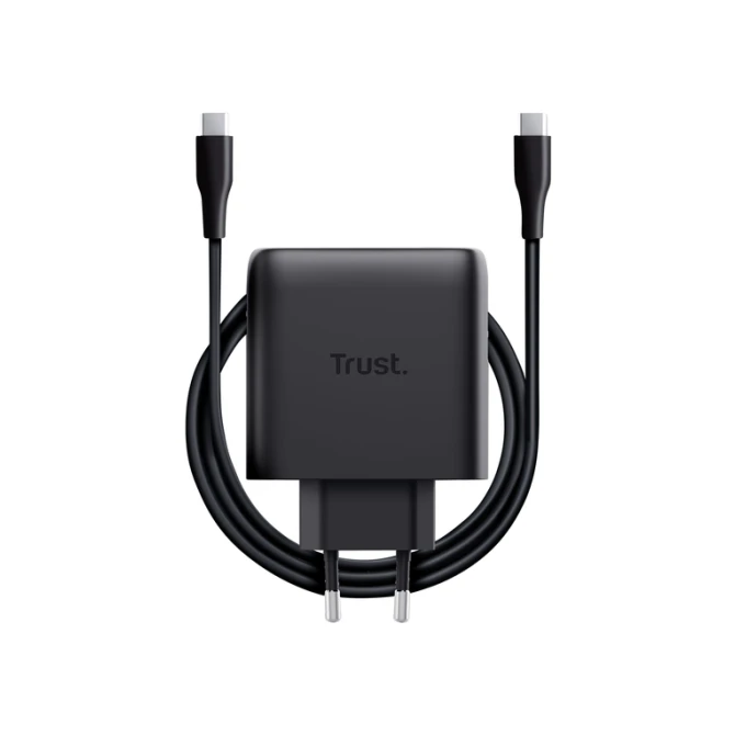 Oplader Trust Maxo 65W USB-C GAN zwart