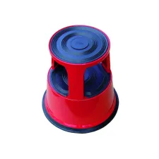 Opstapkruk Desq 420mm metaal rood