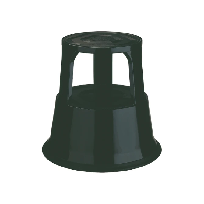 Opstapkruk Desq 420mm metaal zwart