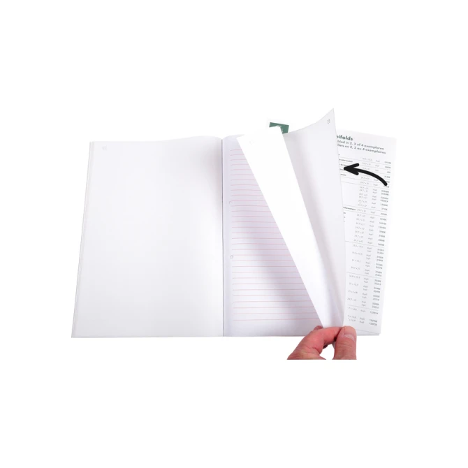 Orderboek Exacompta 210x135mm 50x3vel lijn