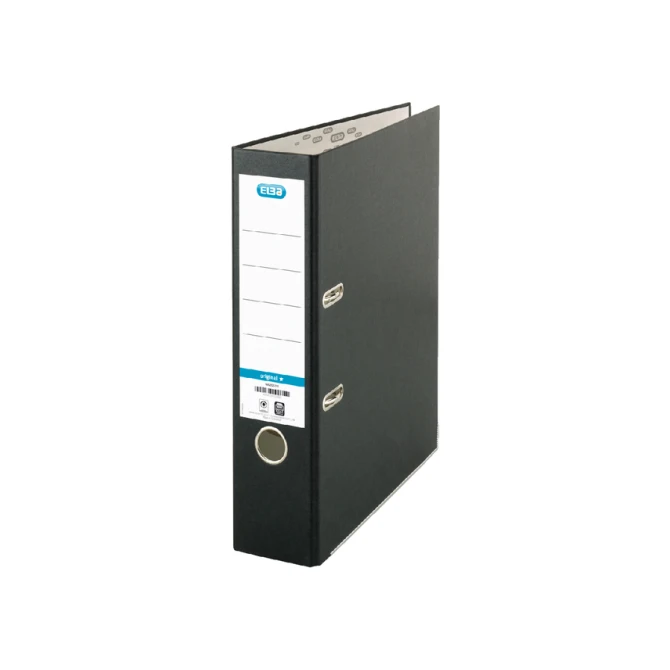 Ordner Elba Smart Original A4 80mm karton zwart gewolkt