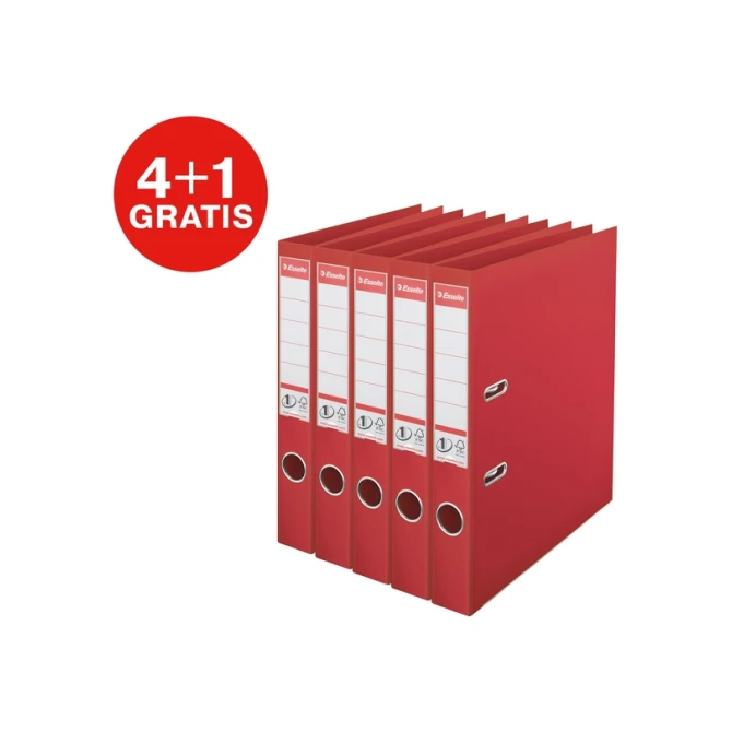 Ordner Esselte No 1 Power PP 50 mm rood 5 stuks