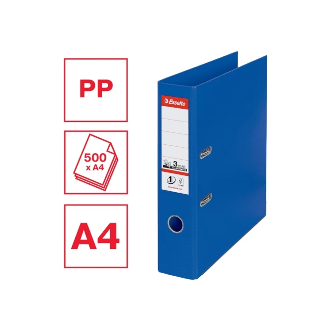 Ordner Esselte Vivida No.1 multipack 75mm A4 5 stuks blauw