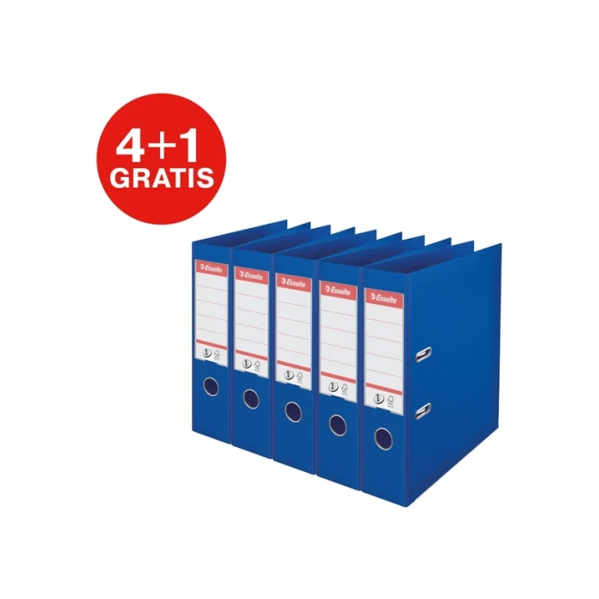 Ordner Esselte Vivida No.1 multipack 75mm A4 5 stuks blauw