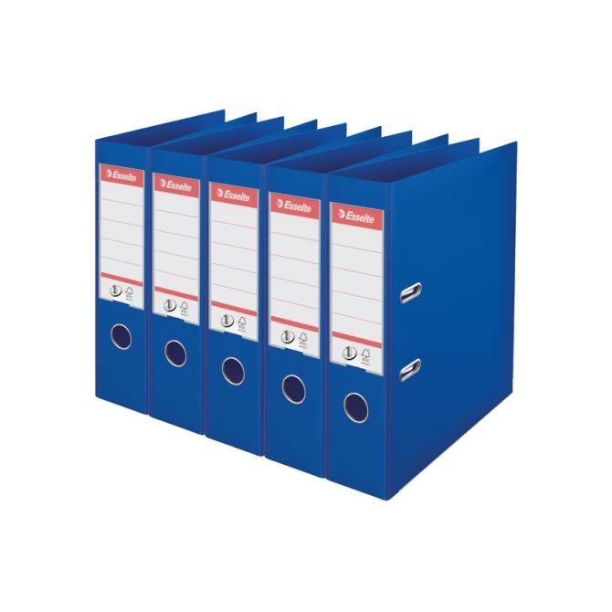 Ordner Esselte Vivida No.1 multipack 75mm A4 5 stuks blauw