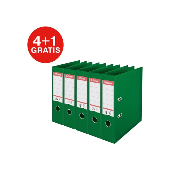 Ordner Esselte Vivida No.1 multipack 75mm A4 5 stuks groen