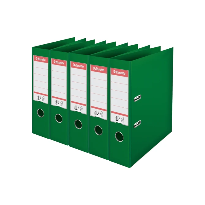 Ordner Esselte Vivida No.1 multipack 75mm A4 5 stuks groen