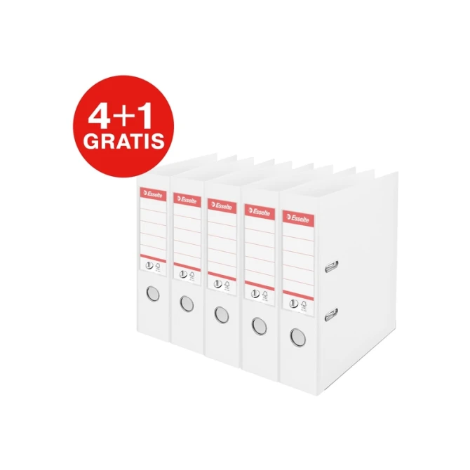 Ordner Esselte Vivida No.1 multipack 75mm A4 5 stuks wit