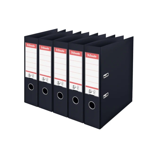 Ordner Esselte Vivida No.1 multipack 75mm A4 5 stuks zwart