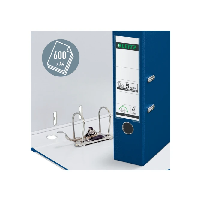Ordner Leitz 1010 180° 80mm PP A4 blauw