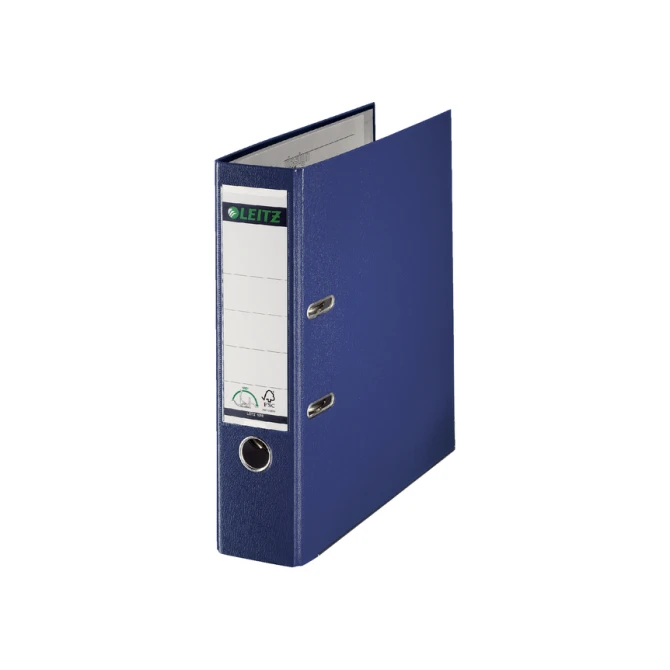 Ordner Leitz 1010 180° 80mm PP A4 blauw