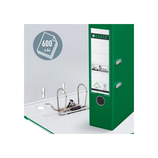 Ordner Leitz 1010 180° 80mm PP A4 groen