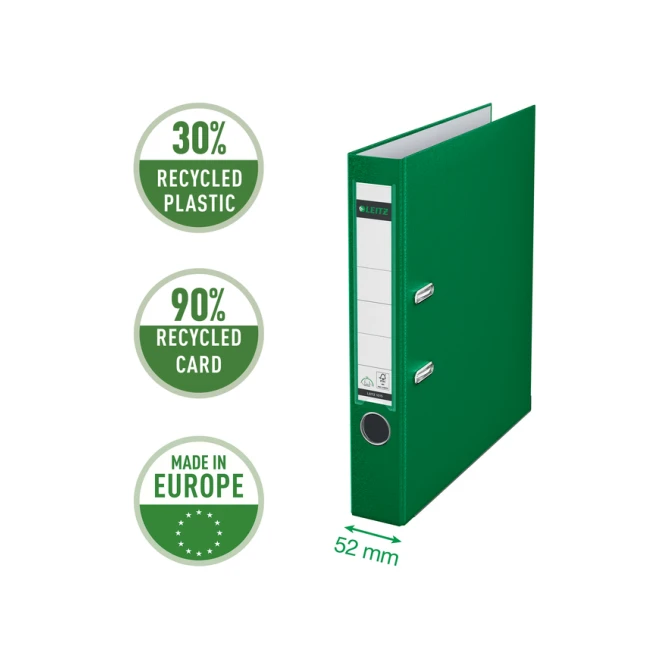 Ordner Leitz 1015 180° 50mm PP A4 groen