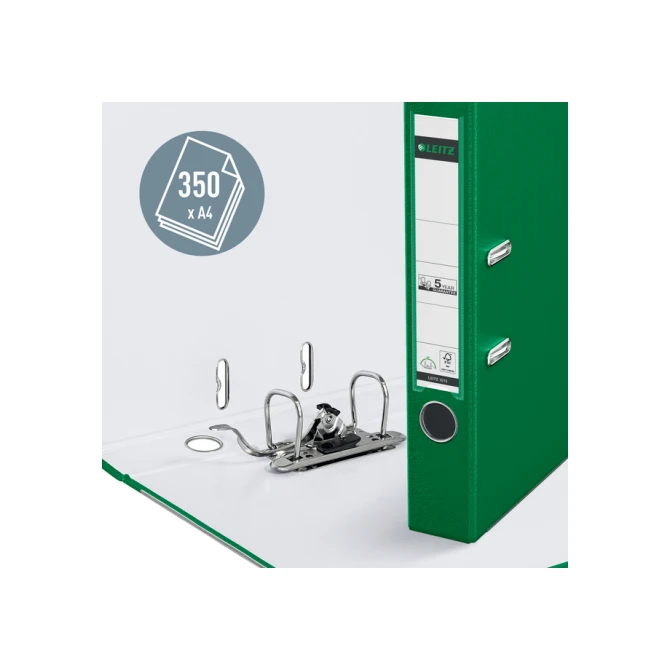 Ordner Leitz 1015 180° 50mm PP A4 groen