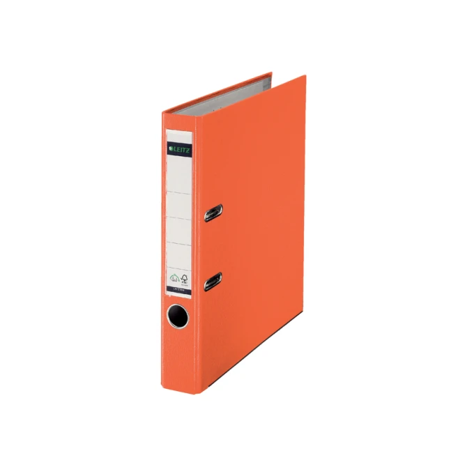 Ordner Leitz 1015 180° 50mm PP A4 oranje