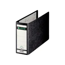 Ordner Leitz 1076 180° zonder sleuven en randbeschermers 77mm karton A5 zwart