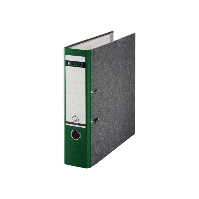 Ordner Leitz 1080 180° 80mm karton A4 groen