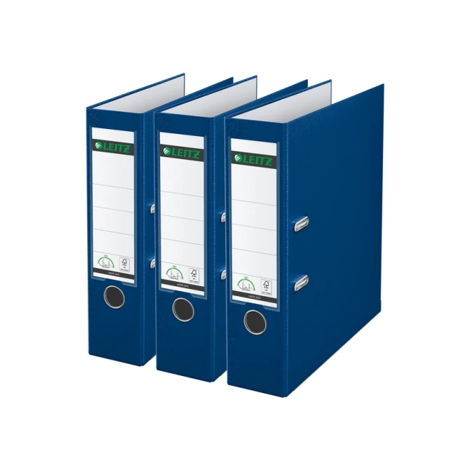 Ordner Leitz 180° 1010 A4 80 mm 3 stuks blauw