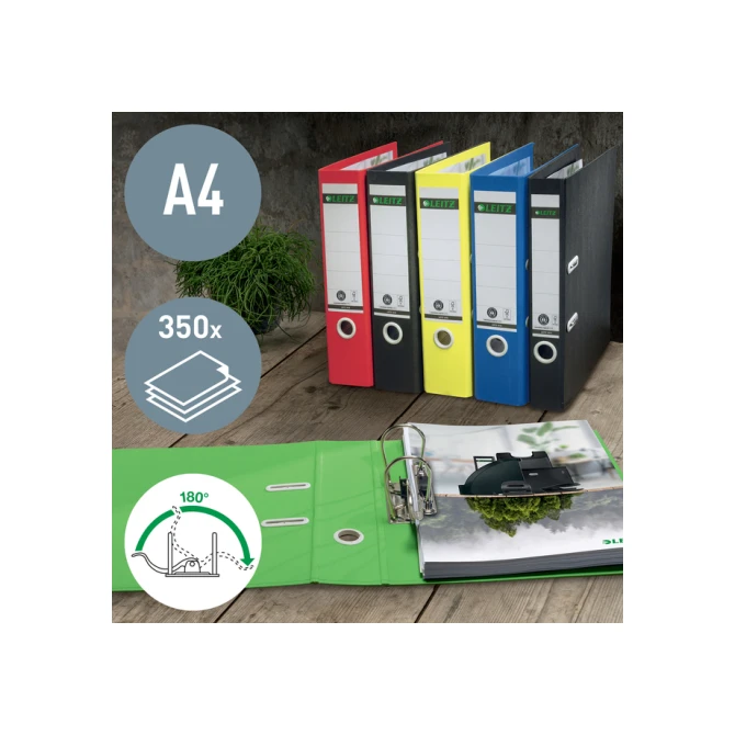 Ordner Leitz 180° Recycle 55 mm karton A4 groen Ordner Leitz 180° Recycle 55 mm karton A4 groen