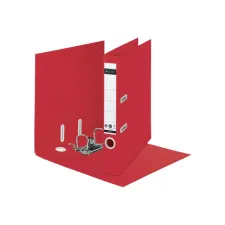 Ordner Leitz 180° Recycle 55 mm karton A4 rood