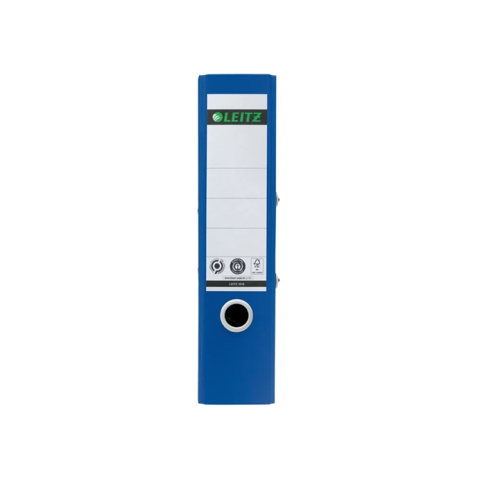 Ordner Leitz 180° Recycle 80 mm karton A4 blauw