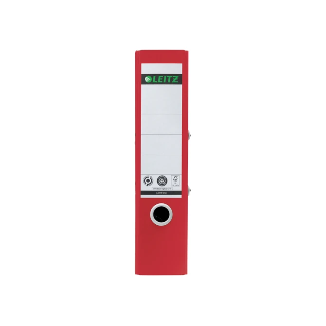 Ordner Leitz 180° Recycle 80 mm karton A4 rood