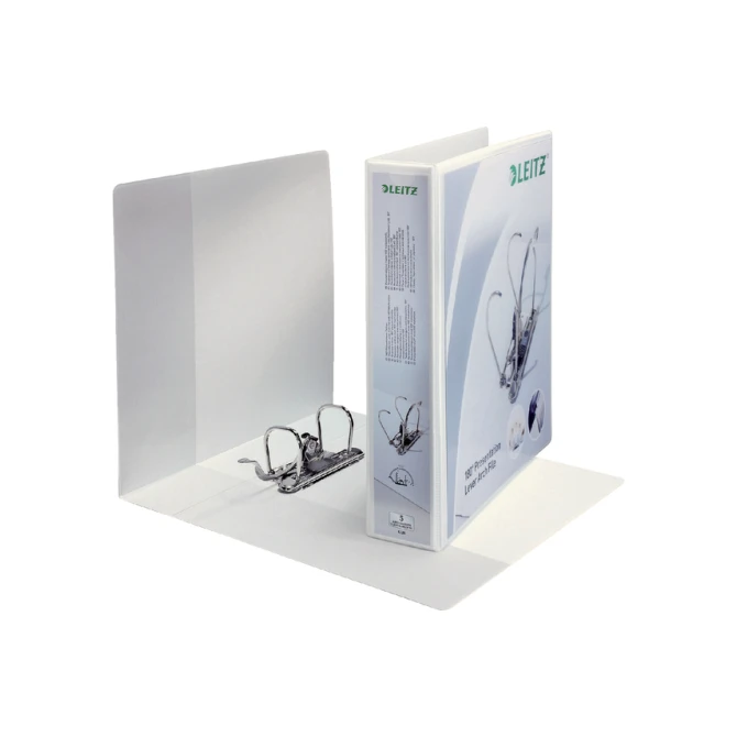 Ordner Leitz 4226 panorama 180° 50mm PP A4 maxi 3tas wit