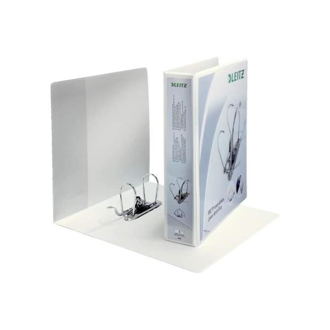 Ordner Leitz 4226 panorama 180° 75mm PP A4 maxi 3tas wit