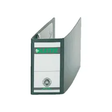 Ordner Leitz A6 77mm dwars karton zwart