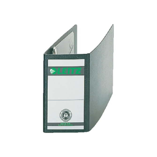 Ordner Leitz A6 77mm dwars karton zwart