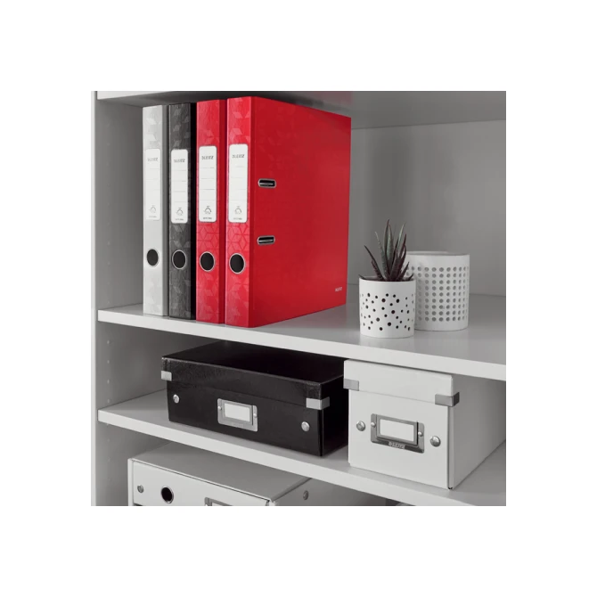 Ordner Leitz WOW 180 gelamineerd 50mm A4 rood