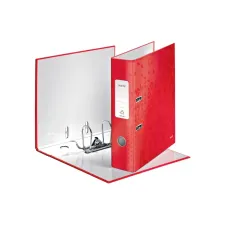 Ordner Leitz WOW 180 gelamineerd 80mm A4 rood