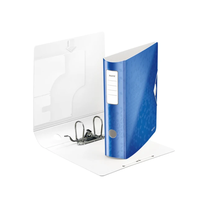Ordner Leitz WOW active 180° 80mm PP A4 blauw