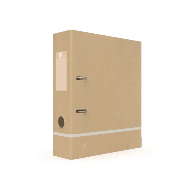 Ordner Oxford Touareg A4 80mm karton naturel/wit