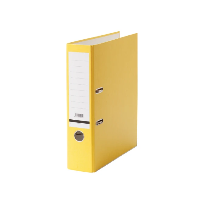 Ordner Qbasic A4 80mm karton geel