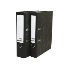 Ordner Qbasic A4 80mm karton zwart gewolkt