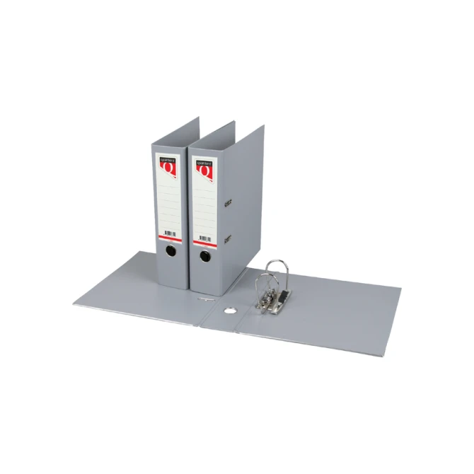 Ordner Quantore A4 80mm PP grijs