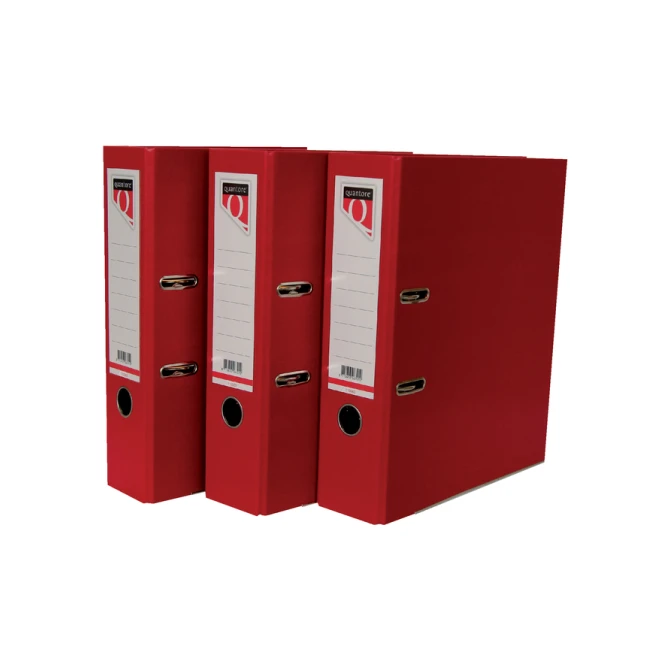 Ordner Quantore A4 80mm PP rood