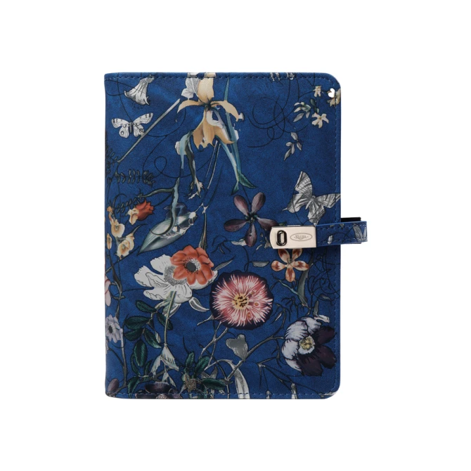Organizer Kalpa Personal inclusief agenda 2026/27 7dagen/2pagina's bloemenzee blauw