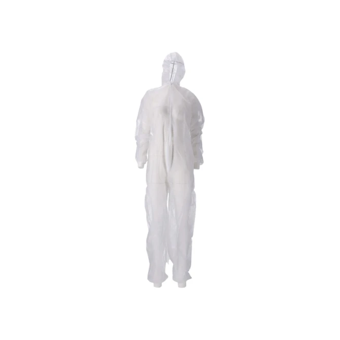 Overall CMT M non-woven ritssluiting PP wit 50 stuks