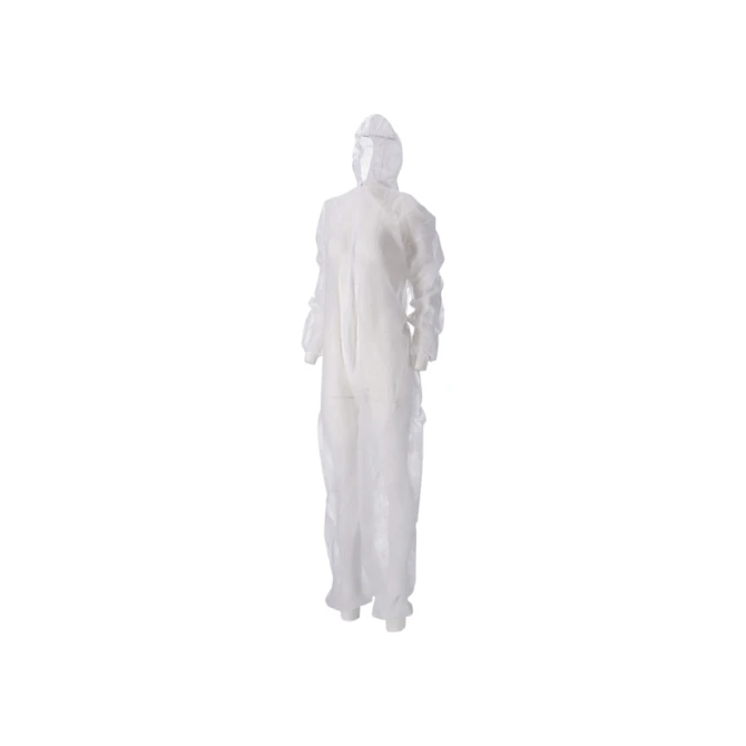 Overall CMT M non-woven ritssluiting PP wit 50 stuks