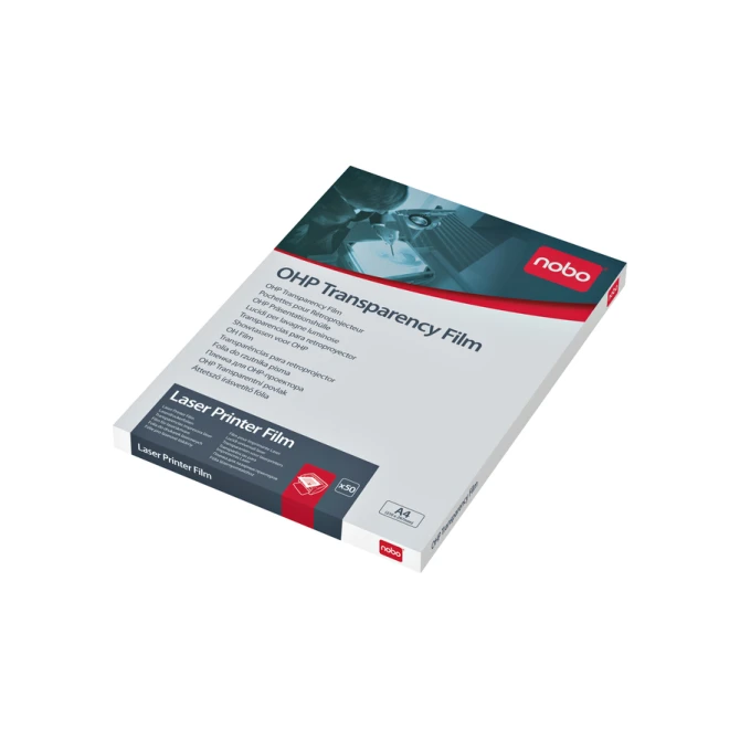 Overheadprojector transparanten Nobo voor laserprinters 50 stuks