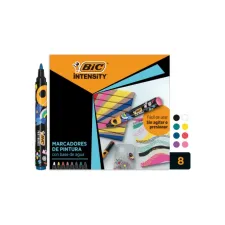 Paintmarker Bic Intensity assorti 8 stuks