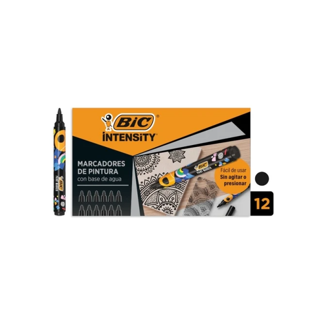 Paintmarker Bic Intensity zwart