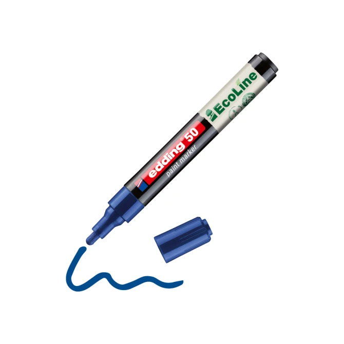Paintmarker edding 50 EcoLine op waterbasis 2-3mm blauw