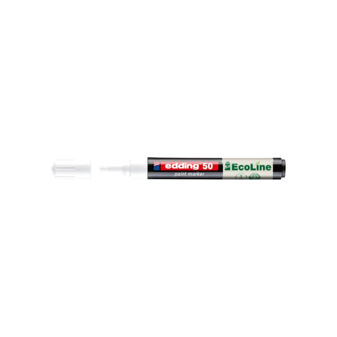 Paintmarker edding 50 EcoLine op waterbasis 2-3mm wit