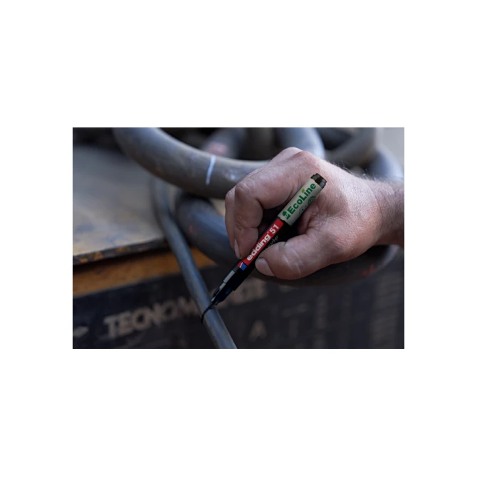 Paintmarker edding 51 EcoLine op waterbasis 1-2mm wit