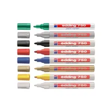 Paintmarker edding 750 op oliebasis 2-4mm blauw Paintmarker edding 750 op oliebasis 2-4mm blauw