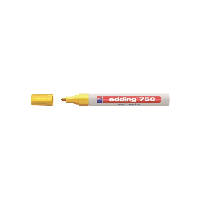 Paintmarker edding 750 op oliebasis 2-4mm geel